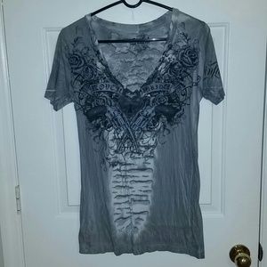 Sinful v neck shirt