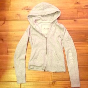 Heather grey Abercrombie hoodie!