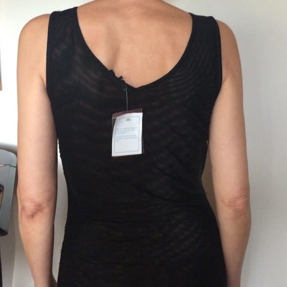 Embellished dress. Gray black - Picture 3 of 3