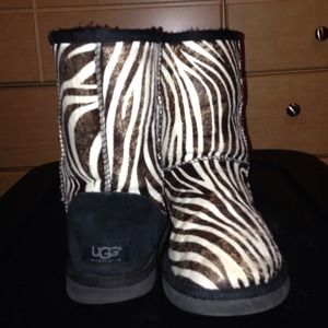Zebra Print Ugg Boots