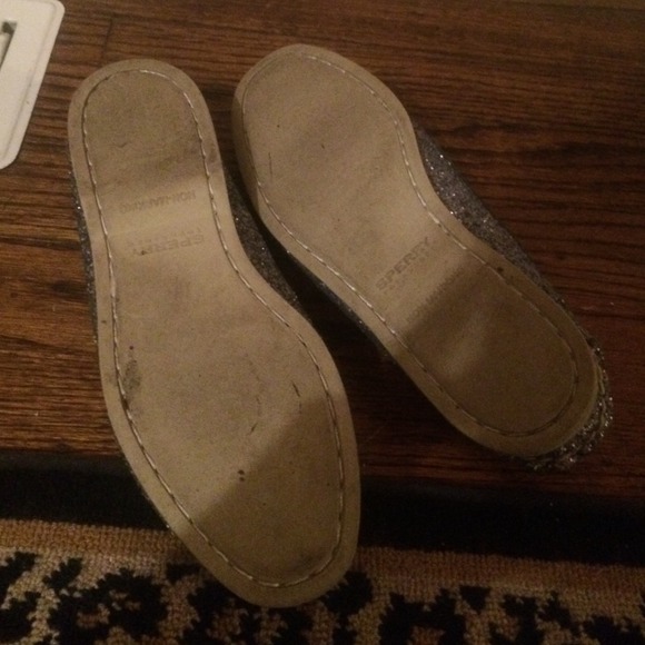 Limited Edition Sparkle Sperry topsiders. - Picture 3 of 4