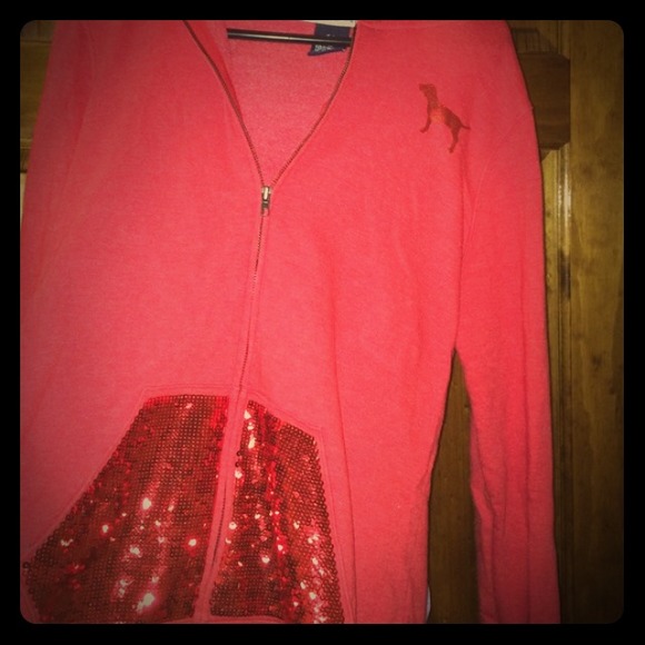 VS glitter zip up!