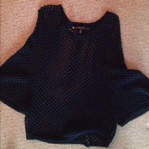 BCBG black poncho/sweater. NEVER WORN