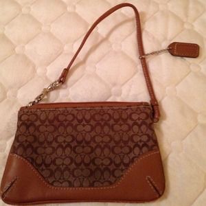 Authentic Coach wristlet