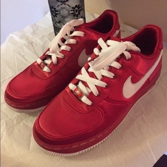 Satin Valentine Nike Air Force 1s
