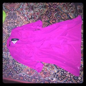 Magenta Wrap Dress