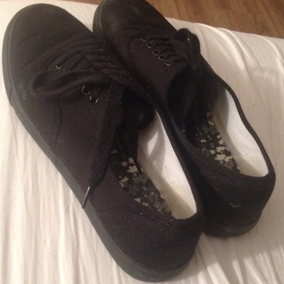 Black sneakers