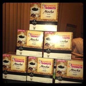 14 k-cups of Mocha Dunkin Donuts coffee!!