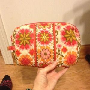 Vera Bradley Medium Cosmetic in Folkloric