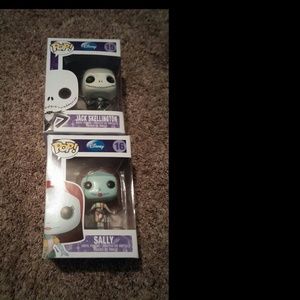 Jack and Sally vinyl figures