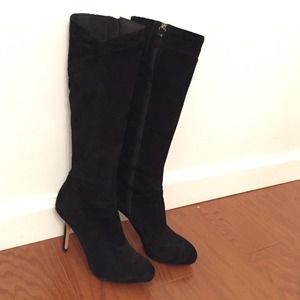 Price Reduced! Via Spiga Black Suede Boots