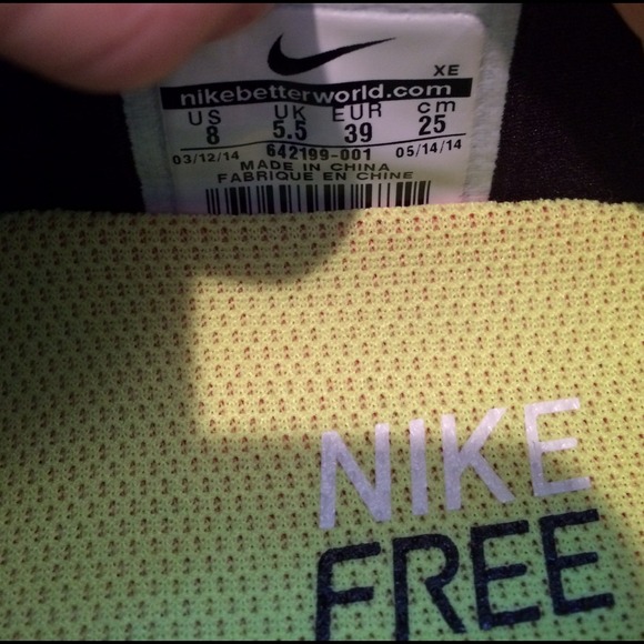 Black Nike Free Run - Picture 4 of 4