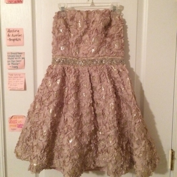 Beautiful 3D Floral Dress