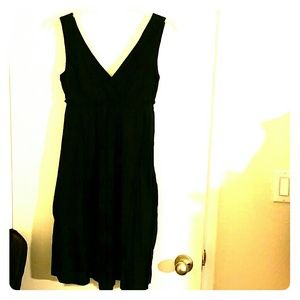 Gap, black linen dress