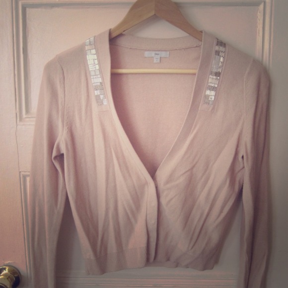 Soft cotton cashmere blend cropped sweater - Gap S