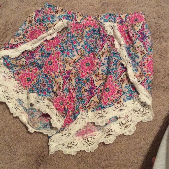 LF lace shorts
