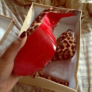 Christian Louboutin Leopard Print Pumps