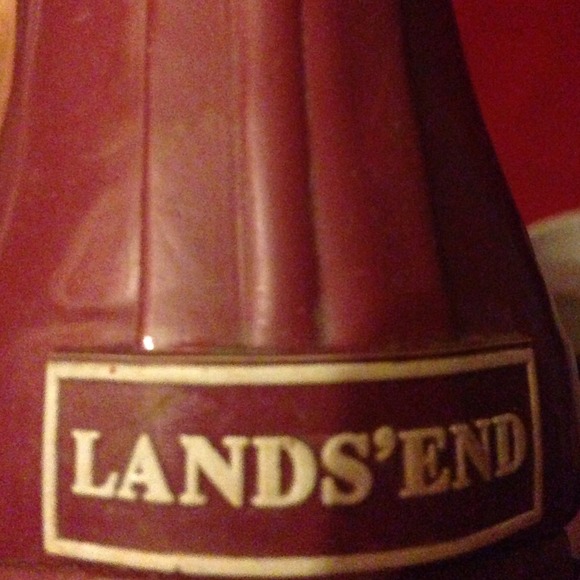 Lands end rain boots worn 2 times