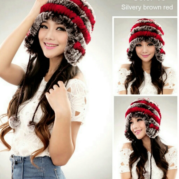 Genuine Rex Rabbit Fur Beanie