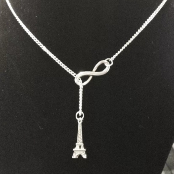 Eiffel Tower charm and necklace