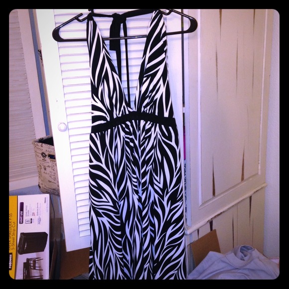 🏁 Zebra Print Dress 🏁 - Picture 1 of 2