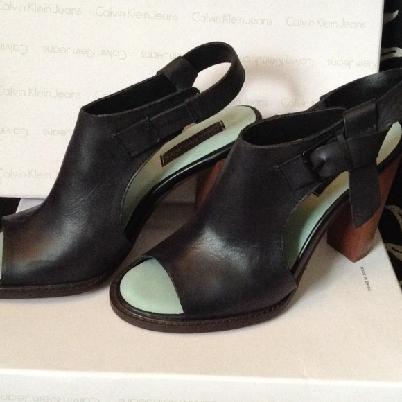 New Calvin Klein, leather shoes