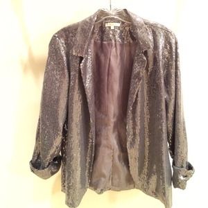 Matty M Silver Sequin Jacket
