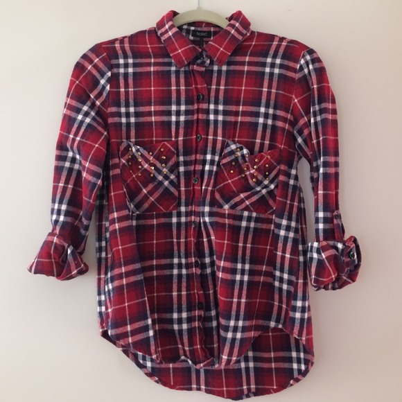 Cropped Plaid ButtonUp