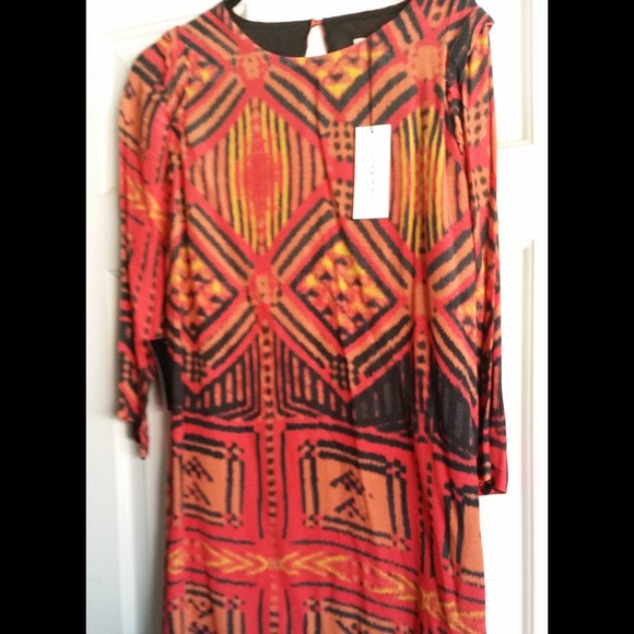 Stunning Ikat print dress by Sandro