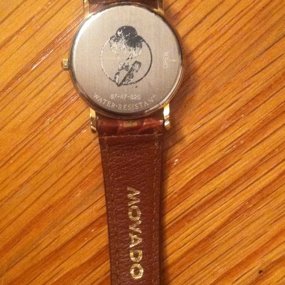 Authentic vintage leather band Movado watch main image 4