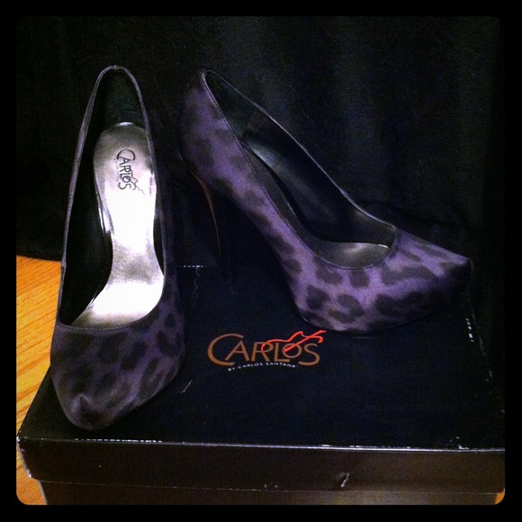 Carlos Santana Shoes - Carlos leopard print heels