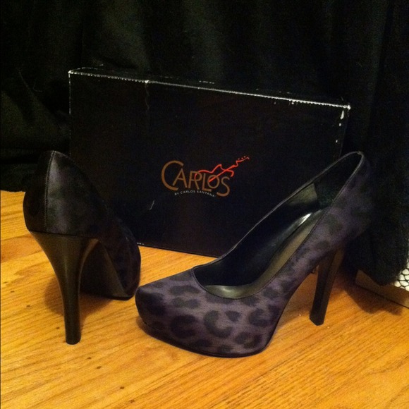 Carlos leopard print heels - Picture 2 of 3