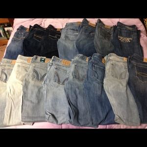 American Eagle, Hollister, Abercrombie