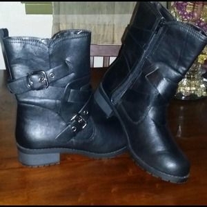 Black ankle boots!
