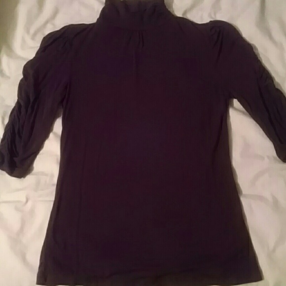 Brown 3/4 sleeve top