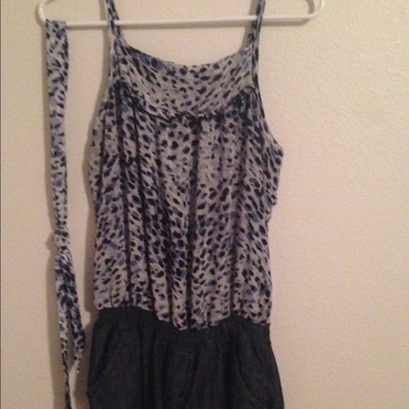 One piece summer outfit.