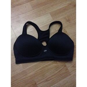 Black padded Sports Bra