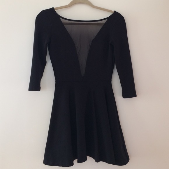 AA Black Gloria V Skater Dress