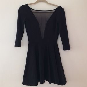 AA Black Gloria V Skater Dress