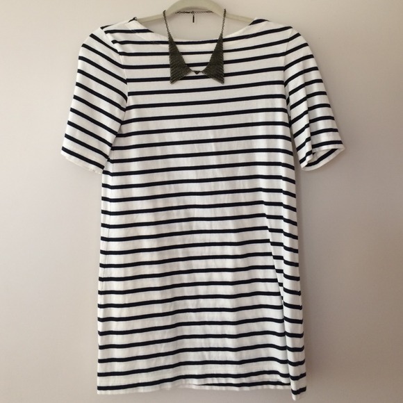 Striped A-line Tunic