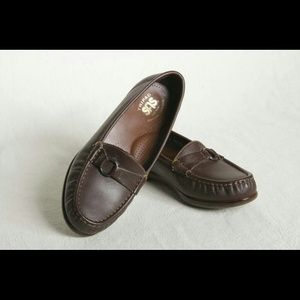 SAS Tripad Brown Leather Loafers