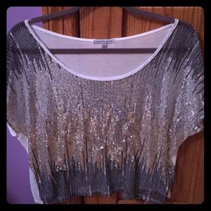 Charlotte Russe sparkley shirt