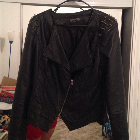 Forever 21 Jackets & Blazers - Forever 21 + faux leather Jacket