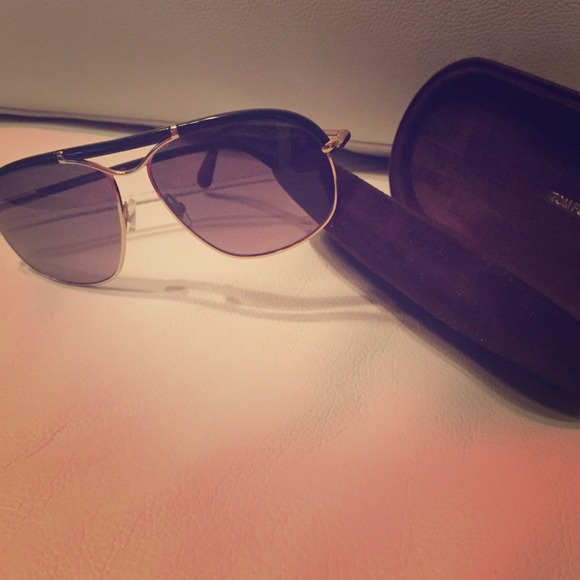 Tom Ford pre owned aviator sunglasses