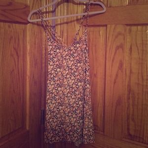 Garage pink floral dress