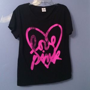 Pink Victoria's Secret oversized top