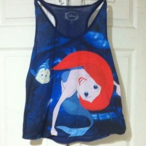 Little Mermaid tank top and wallet bundle 🐚🐙🐠🐟