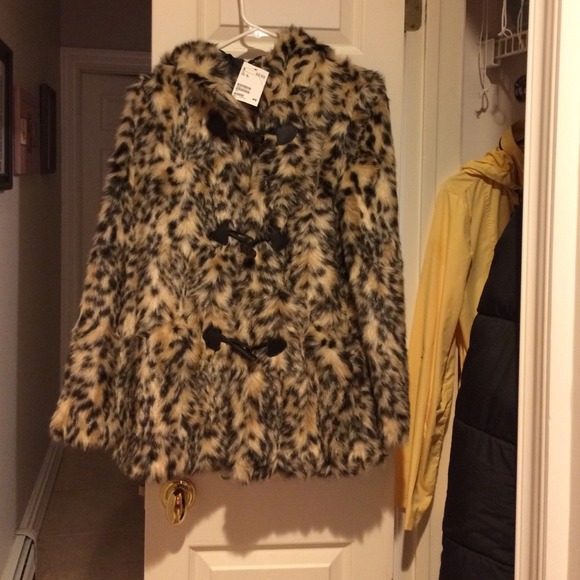 Cheetah print winter jacket!