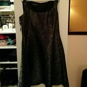 Black & silver dress