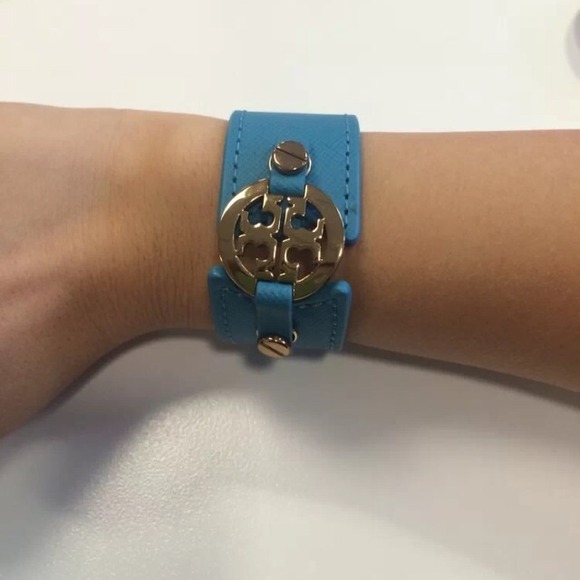 *sold*Blue Tory Burch leather bracelet